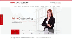 Desktop Screenshot of primeoutsourcing.com